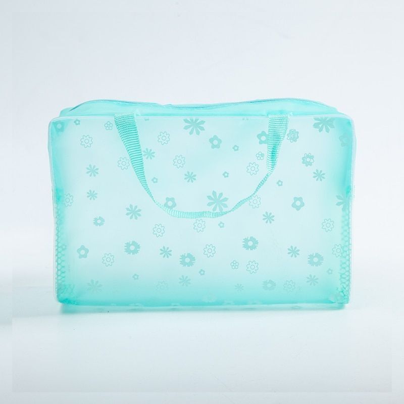 1 Pc PVC Transparent Cosmetic Makeup Bag Waterproof Zipper Beauty Case Toiletry Buy Our Tea