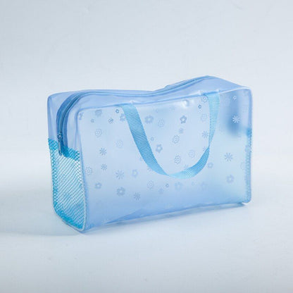 1 Pc PVC Transparent Cosmetic Makeup Bag Waterproof Zipper Beauty Case Toiletry Buy Our Tea