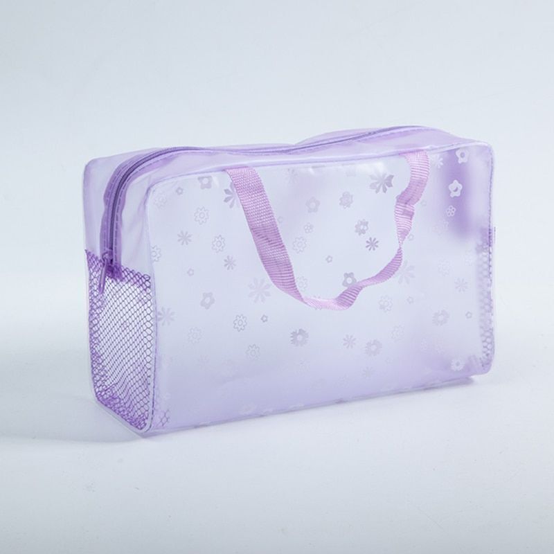 1 Pc PVC Transparent Cosmetic Makeup Bag Waterproof Zipper Beauty Case Toiletry Buy Our Tea