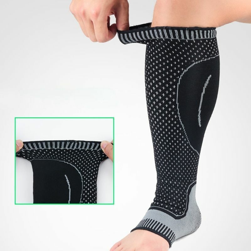 1 Pc Sports Leg Pad Safety Running Cycling Compression Sleeves Calf Shin Splints Buy Our Tea