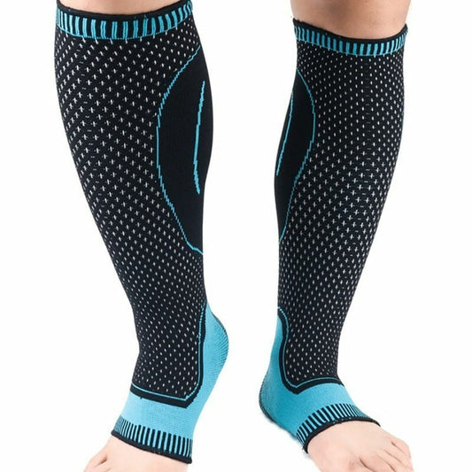 1 Pc Sports Leg Pad Safety Running Cycling Compression Sleeves Calf Shin Splints Buy Our Tea