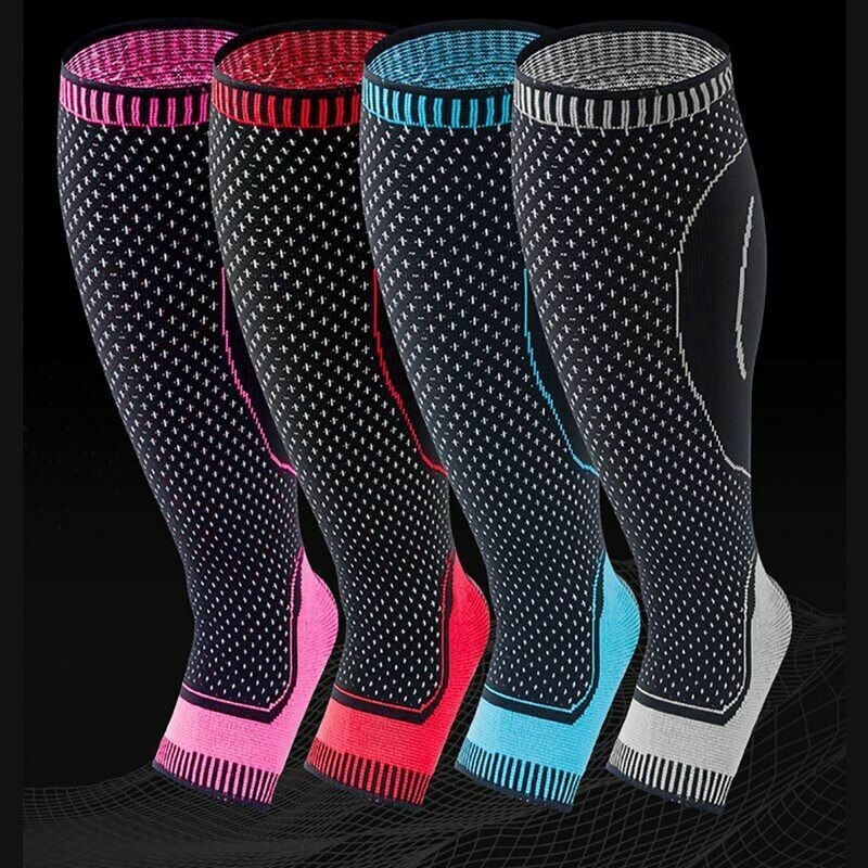 1 Pc Sports Leg Pad Safety Running Cycling Compression Sleeves Calf Shin Splints Buy Our Tea