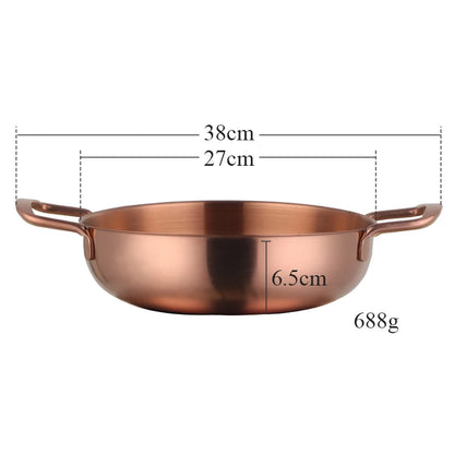 1 Pcs Seafood Pot Golden Crayfish Stainless Steel Stove Dry Pot Mini Pot Portable Pot Kitchen Cooking Tool