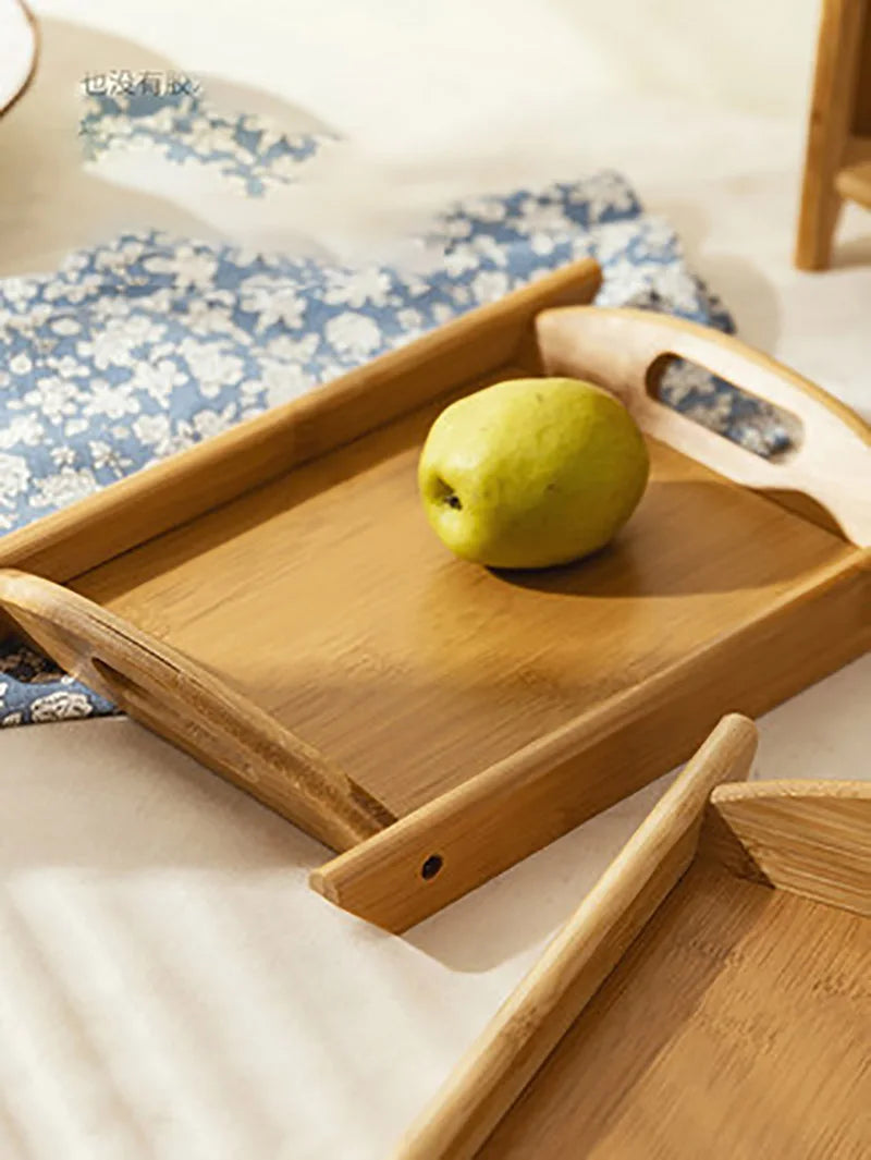 1 Piece Retro Wooden Pallet Rectangular Storage Trays to Serve Food Hotel Wedding Dessert Dinner Tea Tableware Serving Tray