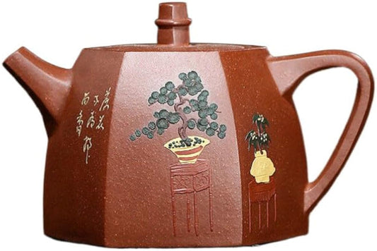 1 piece Zisha teapot home handmade filter teapot retro original ore travel tea set 300ml Buy Our Tea