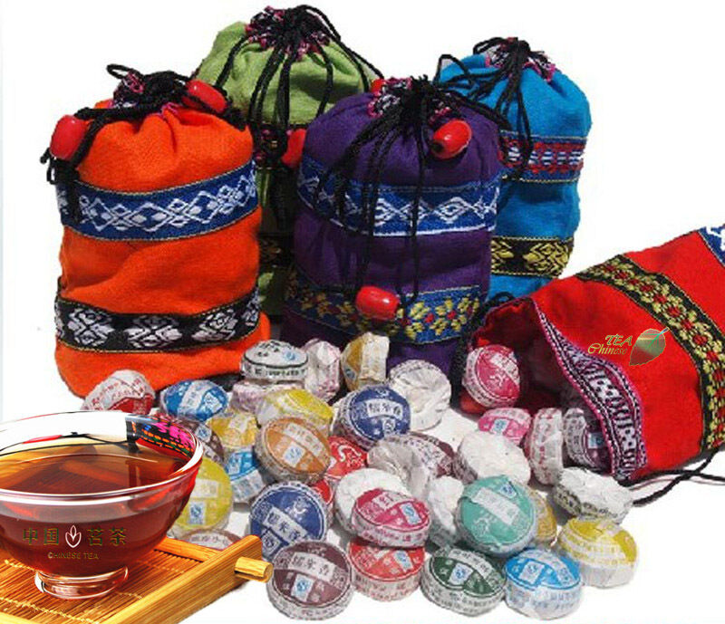 10 Flavors China tea cha and Cooked Puerh tea Slimming Mini shu Puer tea Tuocha Buy Our Tea