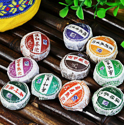 10 Kinds Different Tastes 30Pcs/bag Chinese Tea Puer Cooked Raw Tea Puerh Tea Buy Our Tea
