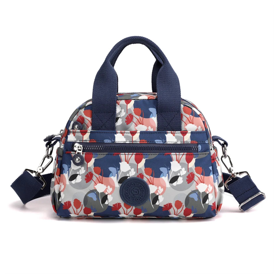 10 Styles Women Nylon Handbag Pocket Shoulder Bag Travel Messenger Crossbody Satchel Printed Female Lightweight Portable Sac