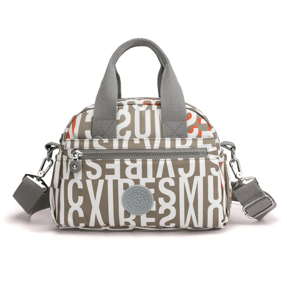 10 Styles Women Nylon Handbag Pocket Shoulder Bag Travel Messenger Crossbody Satchel Printed Female Lightweight Portable Sac