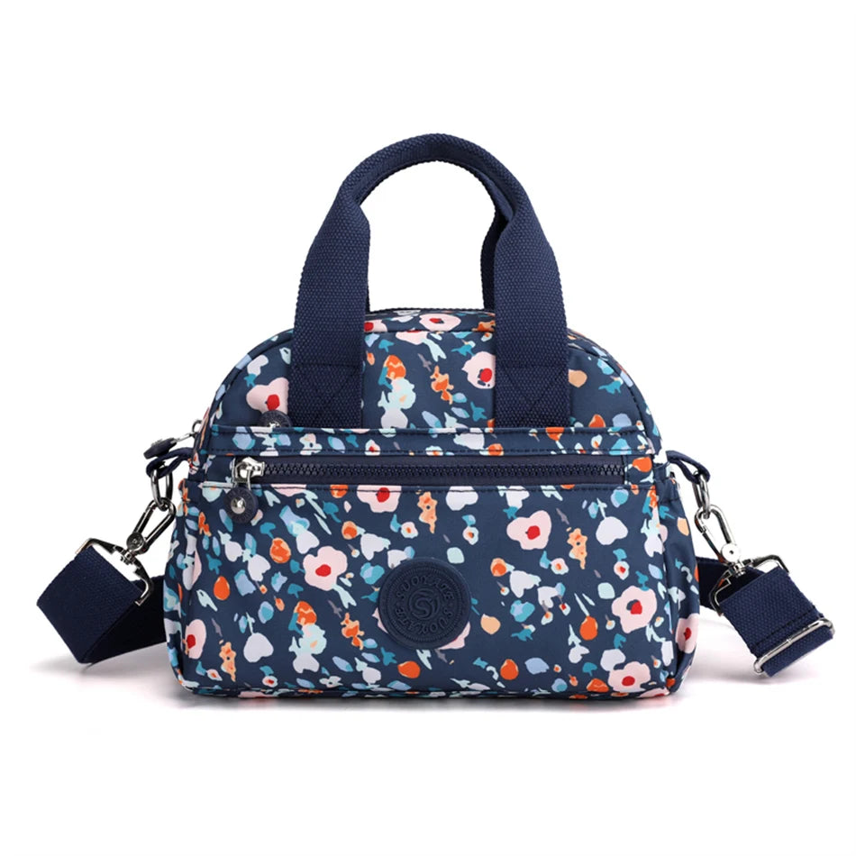 10 Styles Women Nylon Handbag Pocket Shoulder Bag Travel Messenger Crossbody Satchel Printed Female Lightweight Portable Sac