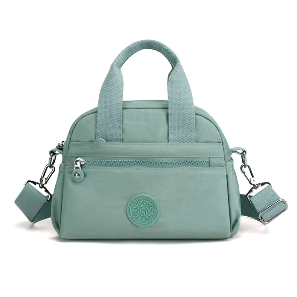 10 Styles Women Nylon Handbag Pocket Shoulder Bag Travel Messenger Crossbody Satchel Printed Female Lightweight Portable Sac