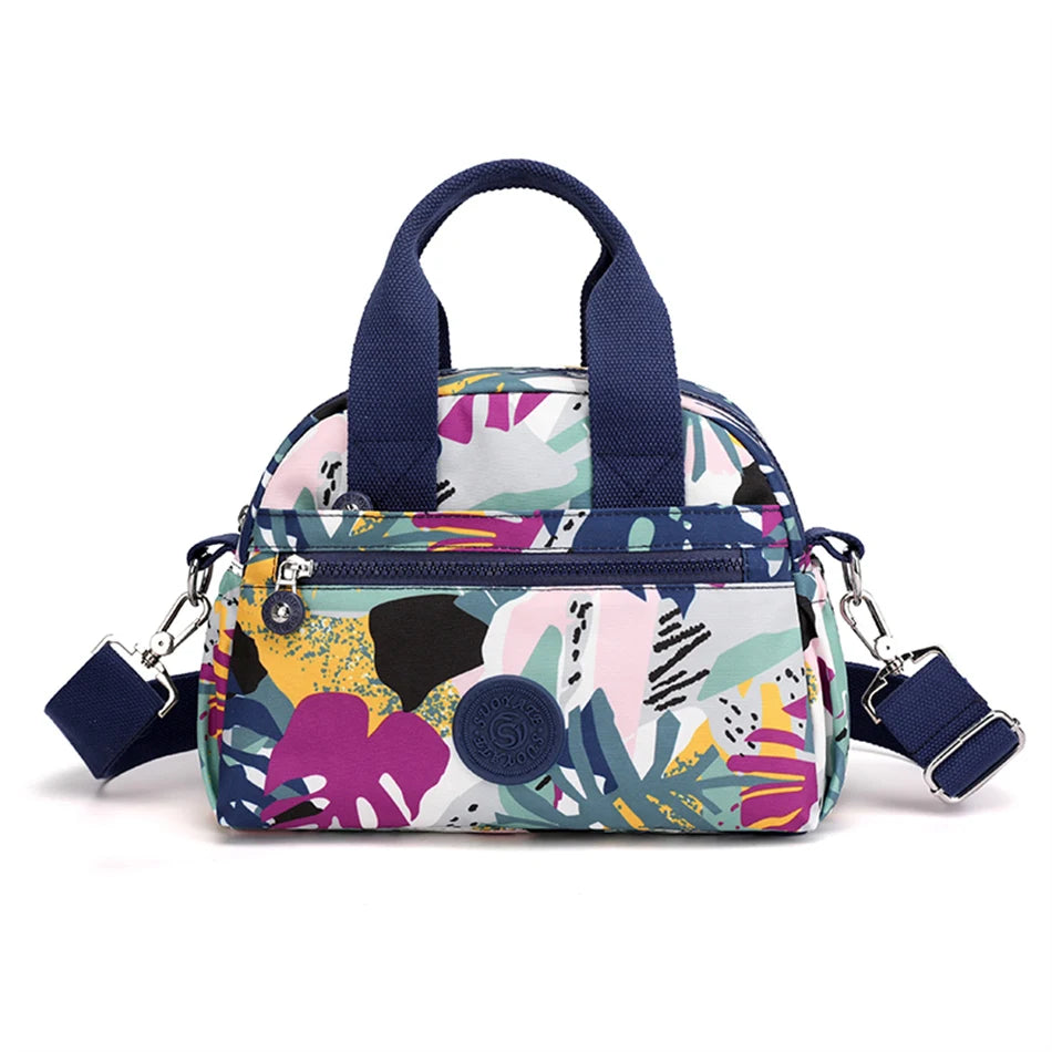 10 Styles Women Nylon Handbag Pocket Shoulder Bag Travel Messenger Crossbody Satchel Printed Female Lightweight Portable Sac