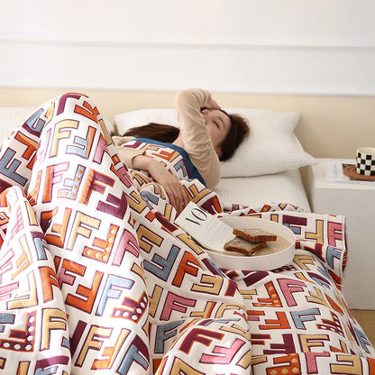 10 layers gauze blanket breathable anti static bed cover sheet active printing pure cotton healthy newly listed soft on sales Buy Our Tea