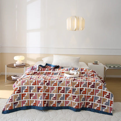 10 layers gauze blanket breathable anti static bed cover sheet active printing pure cotton healthy newly listed soft on sales Buy Our Tea
