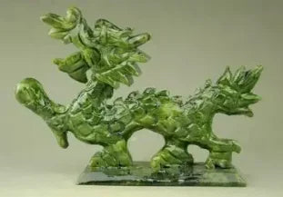 100% Exquisite Natural Jade Handmade Hand-Carved Dragon Statues Desk Decoration Figurines Home Accessories Collection Ornaments