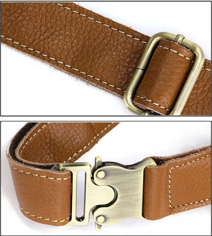 100% Genuine Leather Men Women Fanny Pack Sports Running Waist Bag For Phone Wallets Outside Walking Bags Crossbody Sling