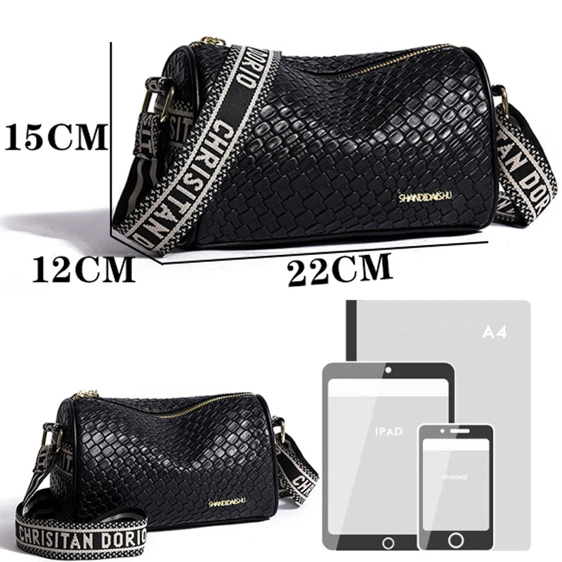 100% Genuine Leather Shoulder Bag Women's Designer Cowhide Pillow Bag Luxury Women's Messenger Bags Crossbody Bags For Women Sac