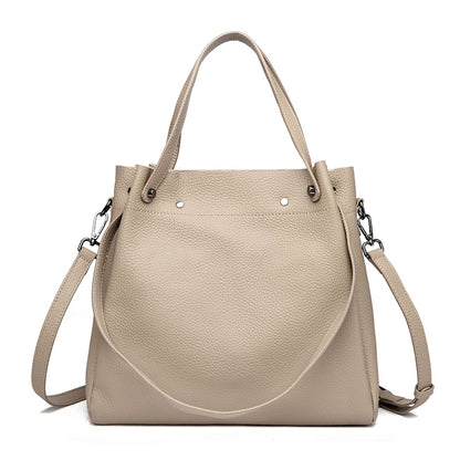 100% Genuine Leather Shoulder Messenger Bags for Women 2023 Large Capacity Cow Leather Ladies Handbags Soft Female Crossbody Sac