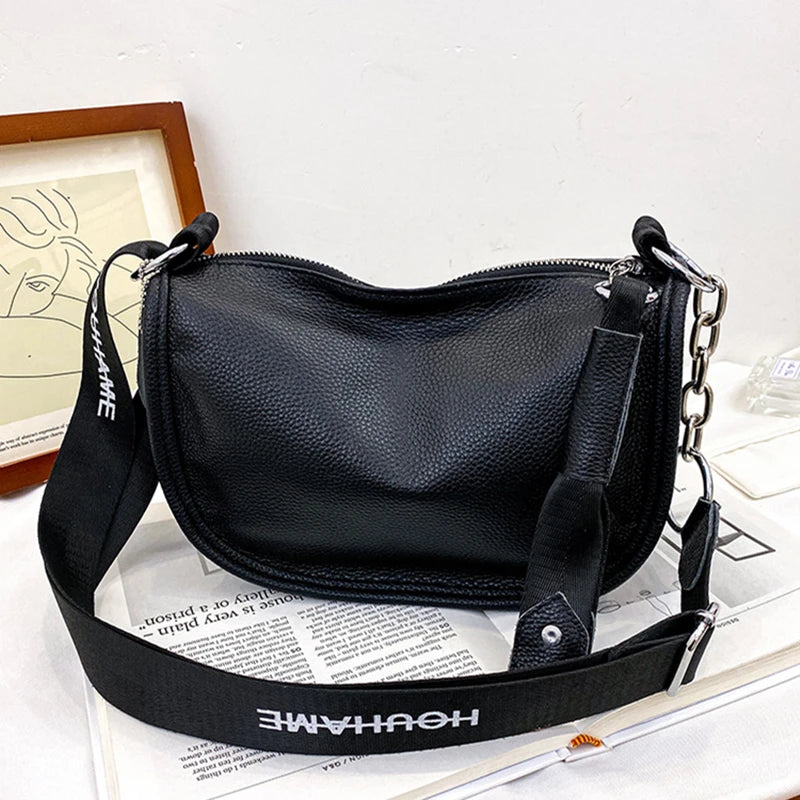 100% Genuine Leather Women Handbags Women's Bag High Quality Cowhide Women Messenger Bag New Luxury Fashion Female Shoulder bags