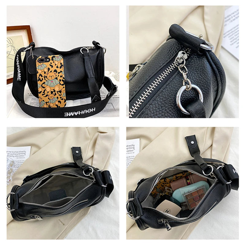 100% Genuine Leather Women Handbags Women's Bag High Quality Cowhide Women Messenger Bag New Luxury Fashion Female Shoulder bags