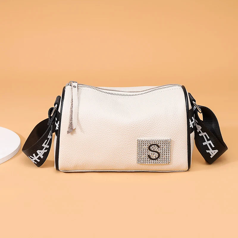 100% Genuine Leather Women Handbags Women's bag High Quality Soft Cowhide Female Shoulder Bag Fashion Luxury Brand Messenger Bag