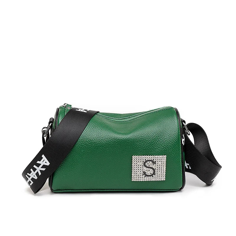 100% Genuine Leather Women Handbags Women's bag High Quality Soft Cowhide Female Shoulder Bag Fashion Luxury Brand Messenger Bag