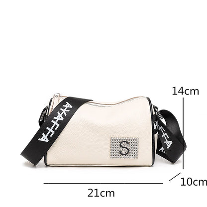 100% Genuine Leather Women Handbags Women's bag High Quality Soft Cowhide Female Shoulder Bag Fashion Luxury Brand Messenger Bag