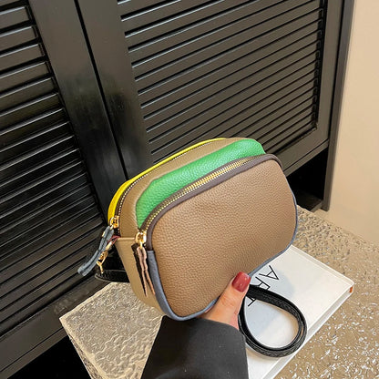 100% Genuine Leather Women's Shoulder Crossbody Bag 2023 New Luxury Cow Leather Women Handbags Fashion Female Messenger Tote Sac