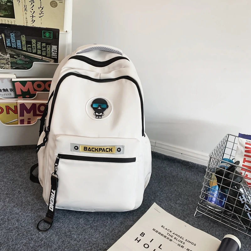 100% High Quality Woman Backpack Cute Teenager School Bag for Teenage Girls Boys Man Laptop Rucksack 2023 New Mochila