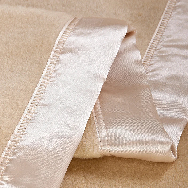100% Mulberry velvet silk blanket warmful blankets throws bed cover soft healthy bed sheet 78"x90" fast shipment