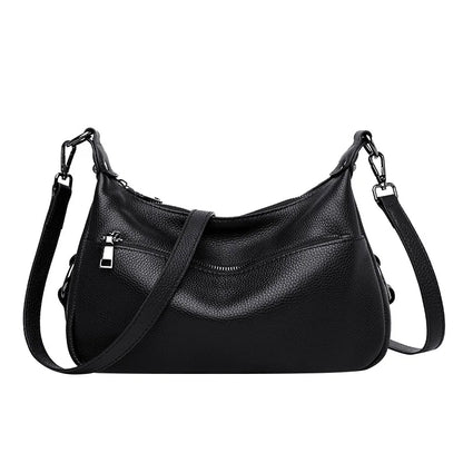 100% Soft Genuine Leather Luxury Handbags Women Bags Designer Shoulder Crossbody Bag For Women 2023 Large Casual Female Tote Sac