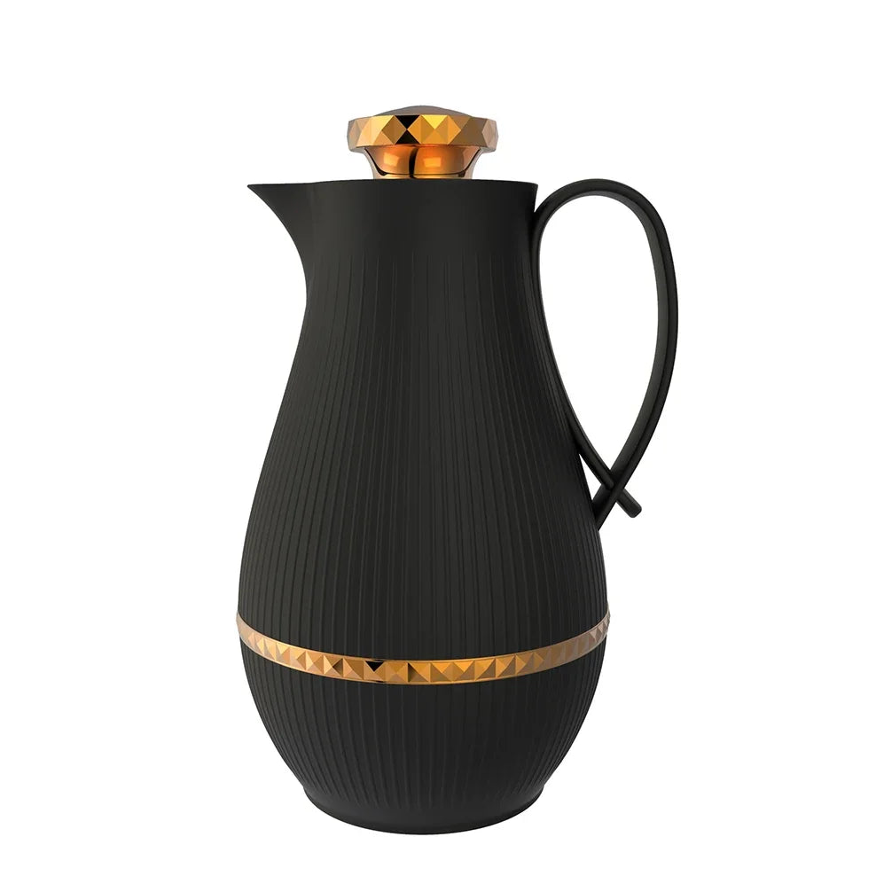 1000ml Arabic Style Glass Liner Vacuum Flask Large Capacity Thermos Light Luxury Coffee Pot For Home Thermal Insulation Kettle