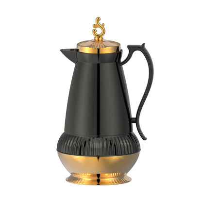 1000ml Arabic Style Glass Liner Vacuum Flask Large Capacity Thermos Light Luxury Coffee Pot For Home Thermal Insulation Kettle