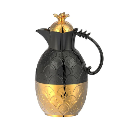 1000ml Arabic Style Glass Liner Vacuum Flask Large Capacity Thermos Light Luxury Coffee Pot For Home Thermal Insulation Kettle