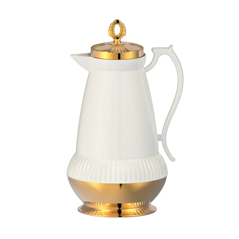 1000ml Arabic Style Glass Liner Vacuum Flask Large Capacity Thermos Light Luxury Coffee Pot For Home Thermal Insulation Kettle