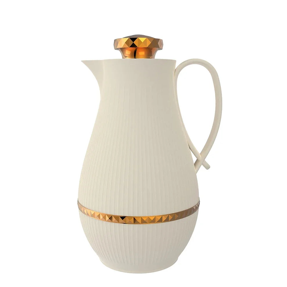 1000ml Arabic Style Glass Liner Vacuum Flask Large Capacity Thermos Light Luxury Coffee Pot For Home Thermal Insulation Kettle