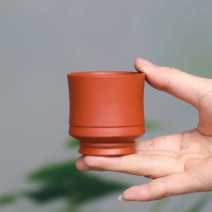 100ML Antique Purple Clay Tea Cup Chinese Portable Master Cup Household Tea Accessories Traditional Zisha Small Tea Bowl