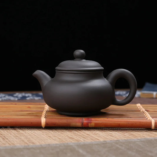 100ML Yixing Purple Clay Teapot Machine-made Tea Pot Raw Ore Quality Teaware Oolong Pu're Tea Set Filter Kettle