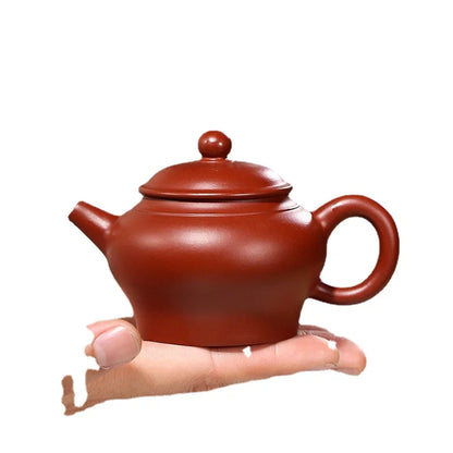 100cc Chinese Yixing Zisha Purple Clay Wucai DuanNi Handmade Jinquan Teapot