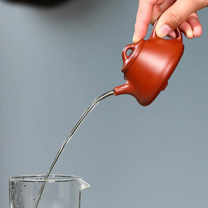 100cc Yixing Purple Clay Teapot Handmade Small Tea Pot Authentic Yuzi ZhuNi Chinese Zisha Tea Set Gifts