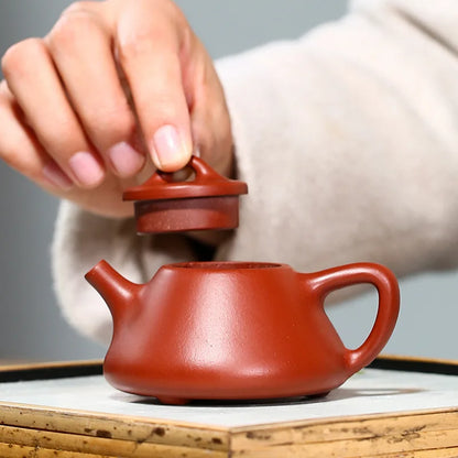 100cc Yixing Purple Clay Teapot Handmade Small Tea Pot Authentic Yuzi ZhuNi Chinese Zisha Tea Set Gifts