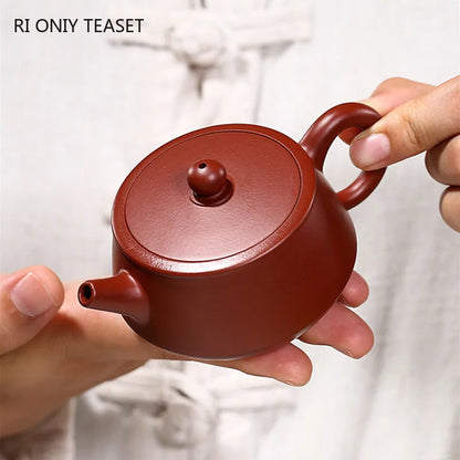 100ml Authentic Chinese Yixing Small Capacity Purple Clay Teapots Master Handmade Tea Pot Dahongpao Kettle Zisha Tea Set