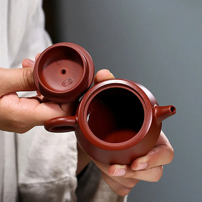 100ml Authentic Chinese Yixing Small Capacity Purple Clay Teapots Master Handmade Tea Pot Dahongpao Kettle Zisha Tea Set