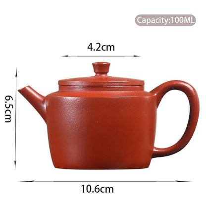 100ml Chinese Yixing Small Capacity Purple Clay Teapots Kettle Famous Handmade Tea Pot Authentic Zisha Tea Set Accessories