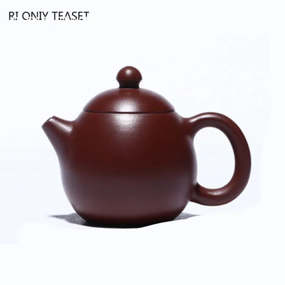 100ml Chinese Yixing Small Capacity Purple Clay Teapots Raw Ore Zhu Mud Dragon Egg Tea Pot Beauty Kettle Home Zisha Tea Set