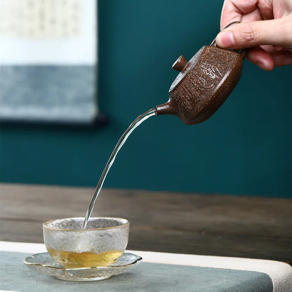 100ml Classic Yixing Purple Clay Teapot Raw Ore Zhu Mud Beauty Teaware Handmade Filter Tea Pot Tradition Zisha Tea Infuser