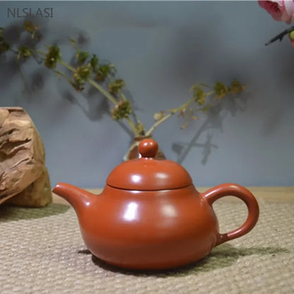 100ml Tradition Zhu Mud Purple Clay Tea Pot Ball Filter Beauty Kettle Chinese Yixing Zisha Teaware Custom Tea Ceremony Supplies