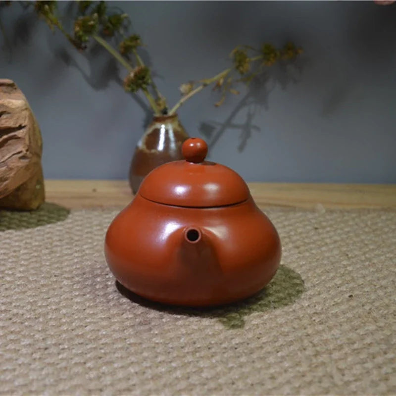 100ml Tradition Zhu Mud Purple Clay Tea Pot Ball Filter Beauty Kettle Chinese Yixing Zisha Teaware Custom Tea Ceremony Supplies