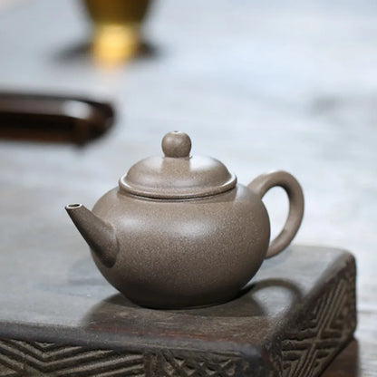 100ml Yixing Boutique Purple Clay Teapots Ball Shaped Infuser Tea Pot Raw ore Beauty Kettle Handmade Zisha Tea Set Customized