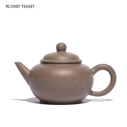 100ml Yixing Boutique Purple Clay Teapots Ball Shaped Infuser Tea Pot Raw ore Beauty Kettle Handmade Zisha Tea Set Customized
